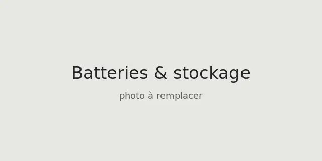 Batteries de stockage d'énergie distribuées par feedenergy